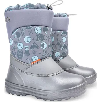 Dívčí zimní obuv Ultralehké sněhule Demar Alex C stříbrné velikost: 32