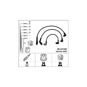 Zapalovací kabel Sada kabelů pro zapalování NGK RC-LC1102