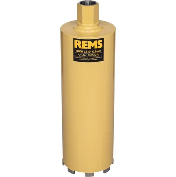 Vrták Rems TDKB LS 122× 320 × UNC 1 1/4 jádrová vrtací korunka 181532 (Rems 181532 Diamantová jádrová vrtací korunka LS pro vrtání na sucho)