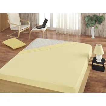 Matějovský Prostěradlo světle žluté VARIANTA: Jersey 140/200/25