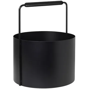 Blomus Ashi koš na dřevo černý