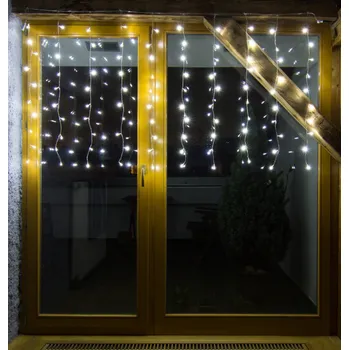 Vánoční světelný závěs Decoled LWC22W závěs 200 LED teplá bílá