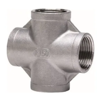 Fitinka GEBO Nerezový kříž Velikost: 1/8"