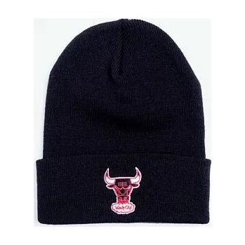 Zimní čelenka Kulich Mitchell & Ness Chicago Bulls HWC Team Logo Cuff Knit Black