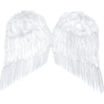 Karnevalový doplněk PartyDeco Andělská péřová křídla 50 cm