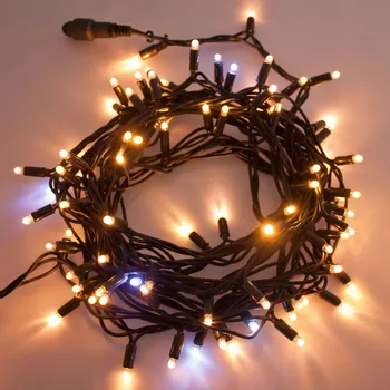 Vánoční osvětlení Xmasking DBX-26223 řetěz 200 LED teplá/studená bílá