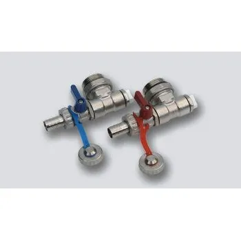 Vodovodní potrubí H2O H-LINE set 1" koncových kusů k nerezovým rozdělovačům (2 kusy) H-LINE.2818.SET