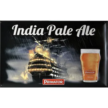 Plechová cedule Plechová cedule INDIA PALE ALE