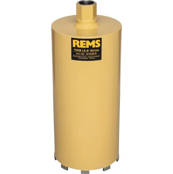 Vrták Rems TDKB LS 162× 320 × UNC 1 1/4 jádrová vrtací korunka 181526 (Rems 181526 Diamantová jádrová vrtací korunka LS pro vrtání na sucho)