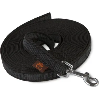 Vodítko pro psa Firedog Stopovačka pogumovaná 20 mm klasická karabina 5 m Barva: Černá
