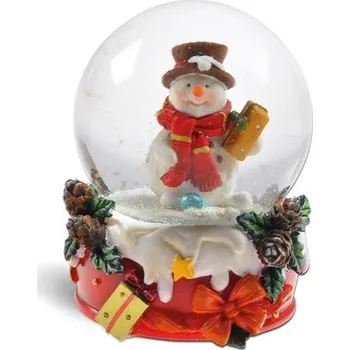 Vánoční dekorace MFP Sněžítko sněhulák barevný 65 mm