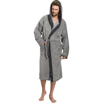 Pánský župan L&L George pánský župan světle šedý