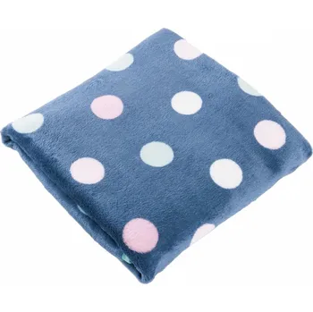 Dětská deka JAN peří Dětská hřejivá dečka do kočárku nebo na postel - puntík barevný - Dětská hřejivá dečka - puntík barevný 70x100 cm