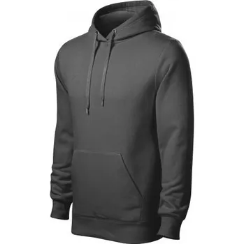 Pánská mikina MALFINI Mikina CAPE MAN, různé barvy VELIKOST XXXL ocelově šedé