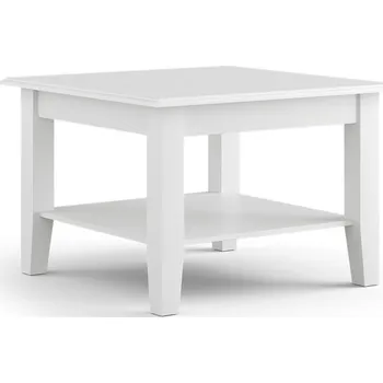 Konferenční stolek Malý konferenční stolek z masivu borovice Belluno Elegante 2 - bílá