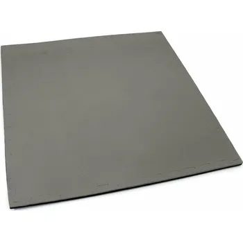 podložka na cvičení Černo-šedé oboustranné puzzle modulové tatami - délka 100 cm, šířka 100 cm, výška 2 cm