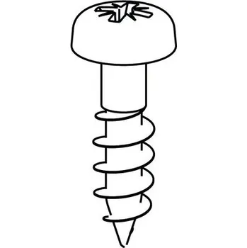 Rozvaděč WEIDMÜLLER Šroub LKSC M2,9x13VZ upevňovací 4011200000