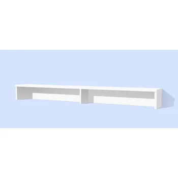 Šatní skříň Nabytekmorava Nástavec na pracovní stůl Alfa 105 barva lamina: bílá