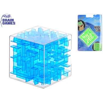 Hlavolam Brain Games Fidget Toys Hlavolam v kostce 7x7cm 2barvy v blistru Barvy: zelená
