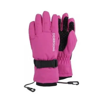 Rukavice Didriksons Five JR růžové 503938-322 8-10; Růžová rukavice + DÁREK DLE VÝBĚRU!