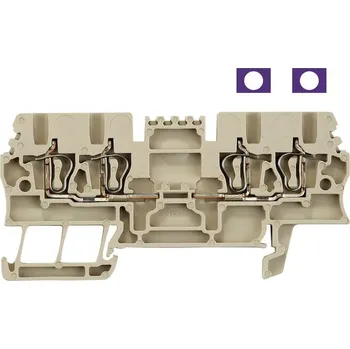 Rozvaděč WEIDMÜLLER Svorka Weidmuller ZDU 1.5/2X2AN 1826970000