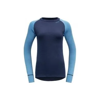 Dámské tričko Devold Expedition Woman Shirt malibu/evening XS; Modrá triko + DÁREK DLE VÝBĚRU!