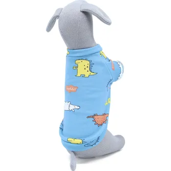 Obleček pro psa Vsepropejska Wapi hebká mikina pro psa Barva: Modrá, Délka zad (cm): 40, Obvod hrudníku: 48 - 52 cm