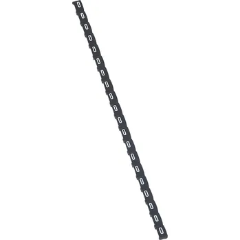 kabelová chránička LEGRAND Štítek DUPLIX 38400 "0" černá 038400