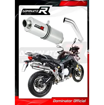 Auto-moto Laděný výfuk DOMINATOR BMW F850GS 18 - 19 OVÁLNÁ KONCOVKA