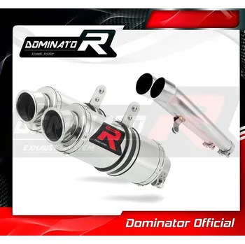 Výfuk pro motocykl Laděný výfuk DOMINATOR Honda CBR1100XX 96-06 KULATÉ KONCOVKY KRÁTKÉ GP1