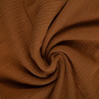 Látka mušelín / dvojitá gáza karamel