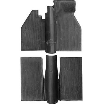 autokoberec Volkswagen Originální typ černé gumové rohože pro Beetle 68 -> 72