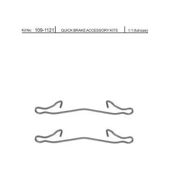 Brzdová destička Sada příslušenství brzdových destiček QUICK BRAKE