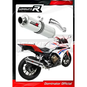 Výfuk pro motocykl Laděný výfuk DOMINATOR HONDA CBR500R 16-19 kulatá koncovka standart