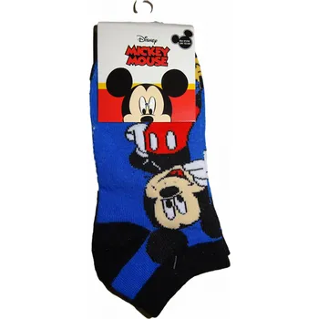 Chlapecké modré kotníčkové ponožky s myšákem Mickey 27 - 30