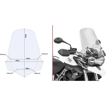 Motodíl GIVI 6401DT plexi Triumph Tiger 800 XC 2011 - 2017