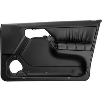 Tuning Volkswagen Černý kožený přední panel pravých dveří pro Golf 3 - 4 dveře