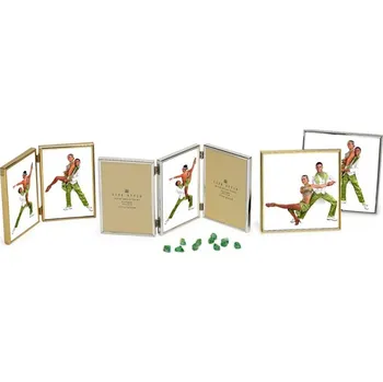 Rám na obraz Zlatý fotorámeček HAMBURK 15x15cm kph