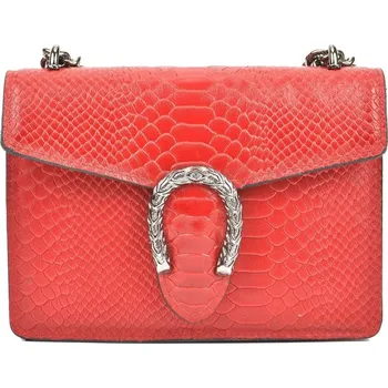 Červené kožené psaníčko Renata Corsi Fiona ID_1400053