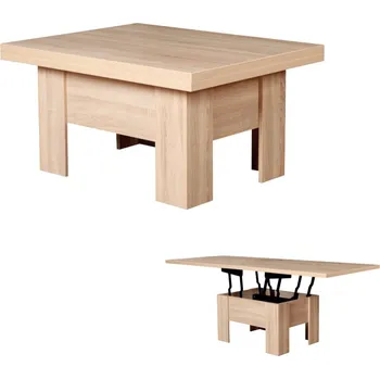 Konferenční stolek Eoshop Rozkládací konferenční stůl Reki (Barva: Bílá)