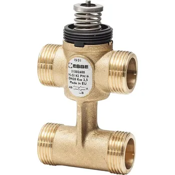 Ventil ESBE VLG 142 3-cestný ventil pro fancoily s bypassem DN 15 1/2" 1 kvs 21502400