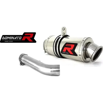 Výfuk pro motocykl Laděný výfuk DOMINATOR BMW R1200R 06-09 KULATÁ KONCOVKA KRÁTKÁ GP1