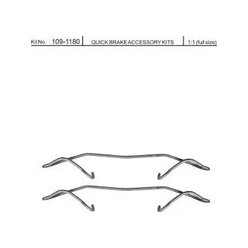 Brzdová destička Sada příslušenství brzdových destiček QUICK BRAKE