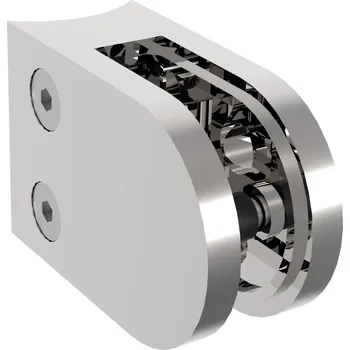 Úchyt skla - lesk AISI316, D42,4x2/63x45mm