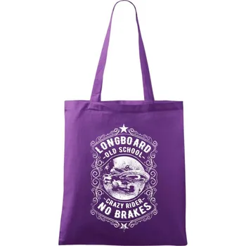 Lonboard Crazy Rider - Taška bavlněná - 42 x 38 cm ( Fialová )