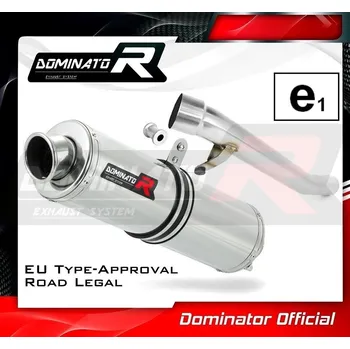 Výfuk pro motocykl Homologovaný Laděný výfuk DOMINATOR SUZUKI GSF 1200 N / S BANDIT GV75A 1996-2000 KULATÁ KONCOVKA STANDART HOMOLOGACE