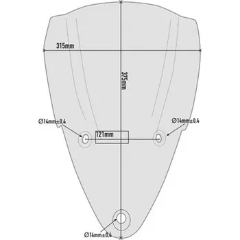 Motodíl GIVI D7410S plexi Ducati Supersport 939 2017 - 2019
