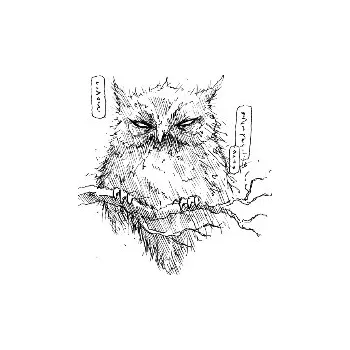 Přáníčko s potiskem Owfl" Přáníčko