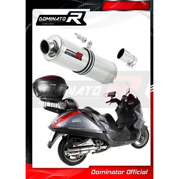 Motodíl Laděný výfuk DOMINATOR APRILIA ATLANTIC 500 SPRINT KULATÁ KONCOVKA STANDART