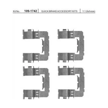 Brzdová destička Sada příslušenství brzdových destiček QUICK BRAKE